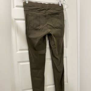 Dark Green Jeggings (jean leggings) size 4-6